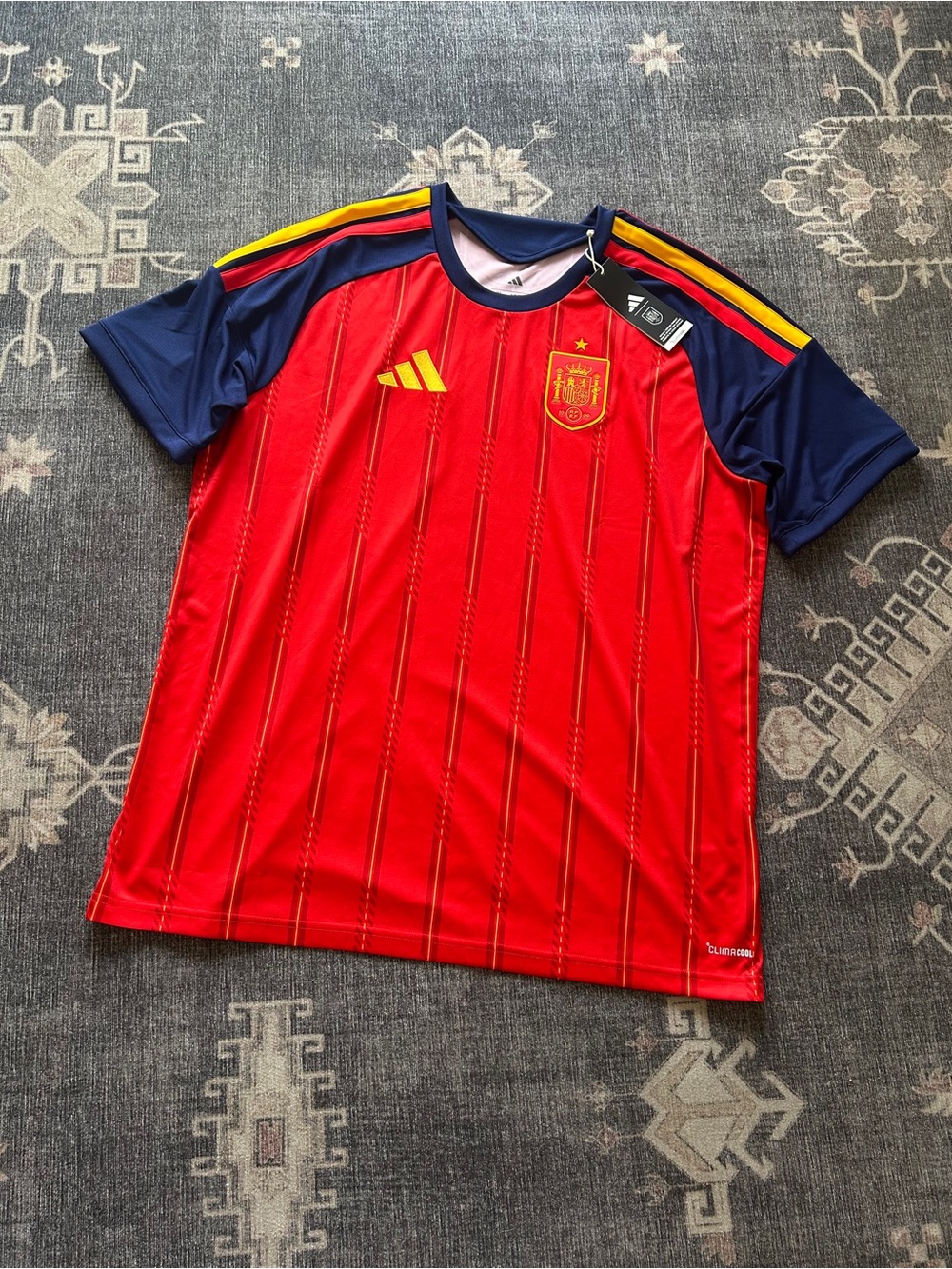 Authentic Men’s Adidas Spain Football Jersey
